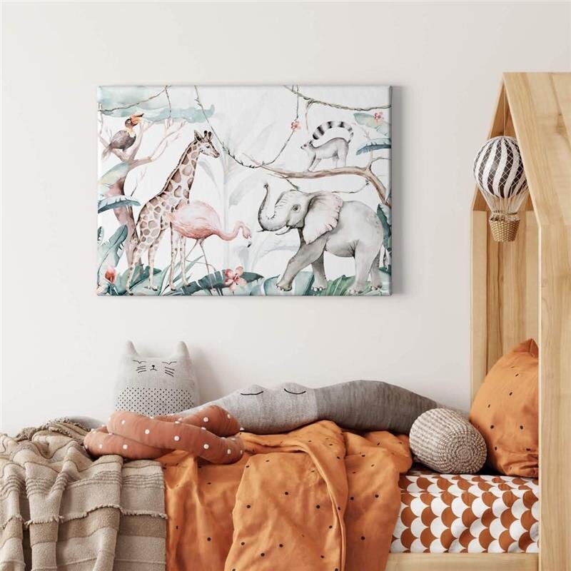 A.S. Création Leinwandbild AnimalsJungle Größe 70cm x 50cm