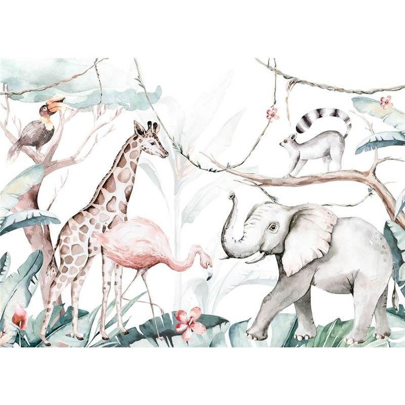 A.S. Création Leinwandbild AnimalsJungle Größe 70cm x 50cm