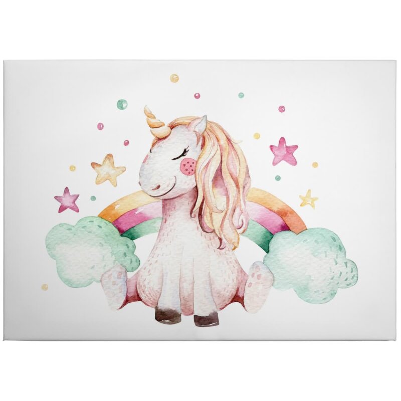 A.S. Création Leinwandbild DreamingUnicor Größe 70cm x 50cm
