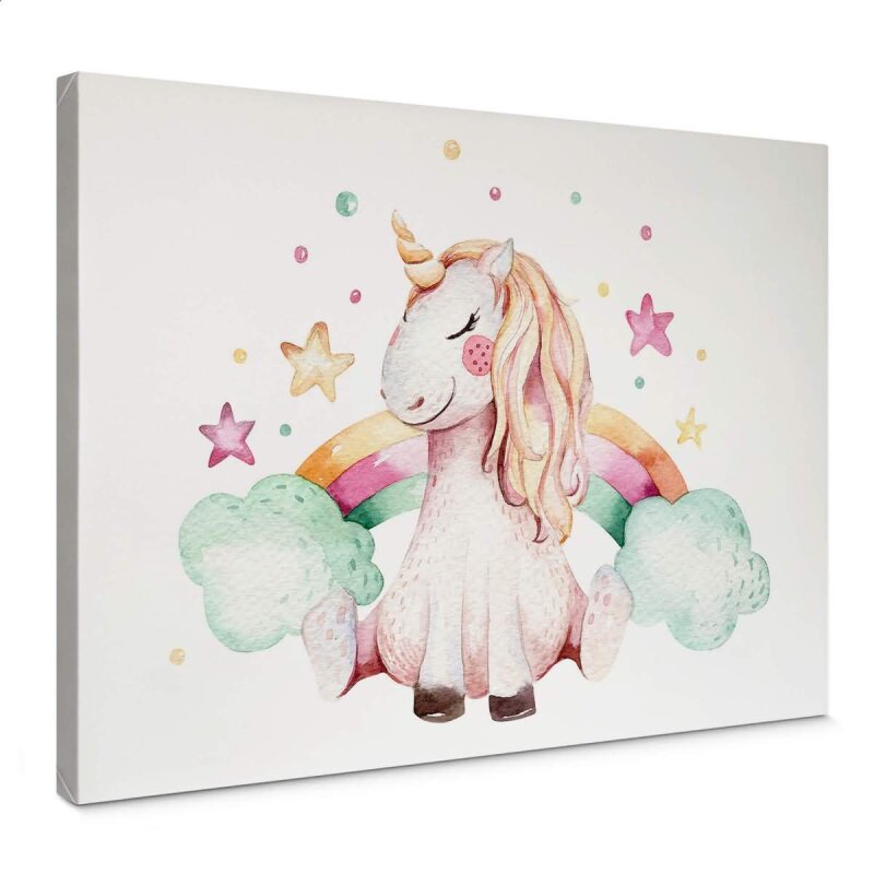 A.S. Création Leinwandbild DreamingUnicor Größe 70cm x 50cm