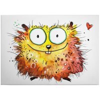 A.S. Cr&eacute;ation Leinwandbild Happy Hamster...