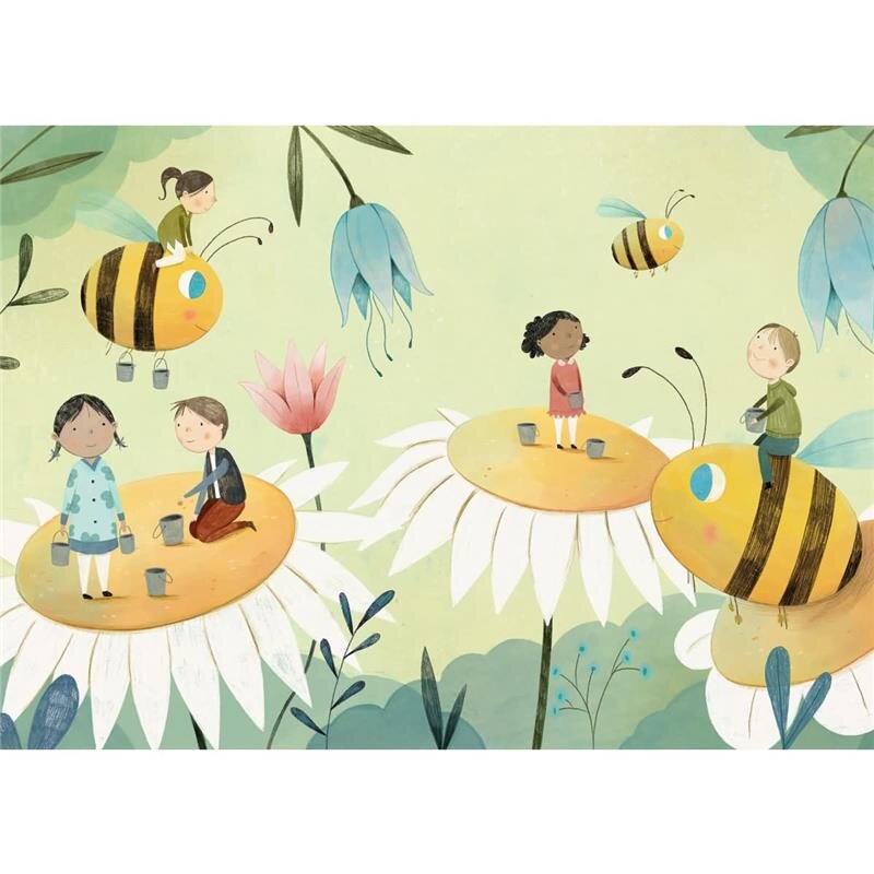 A.S. Création Leinwandbild Honey Bees Größe 70cm x 50cm