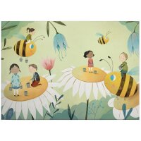 A.S. Cr&eacute;ation Leinwandbild Honey Bees...