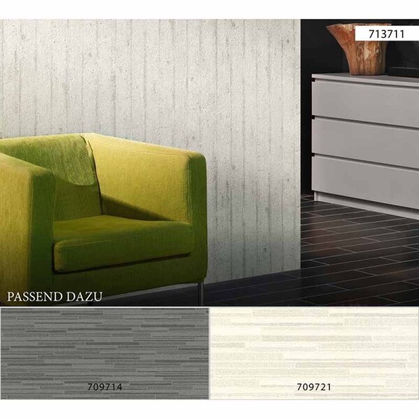 Tapete Grau, Silber AS-Creation Vliestapete (713711)