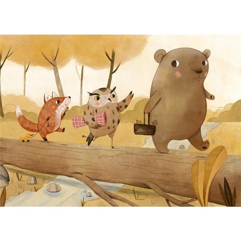 A.S. Création Leinwandbild Picnic Größe 70cm x 50cm