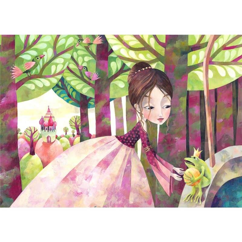 A.S. Création Leinwandbild PrincessFrog Größe 70cm x 50cm