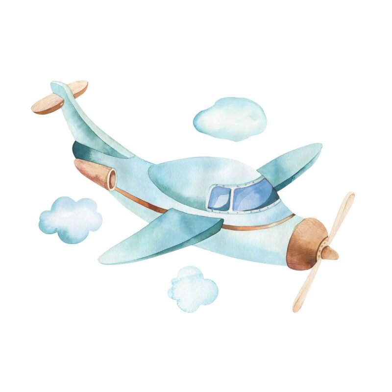 A.S. Création Leinwandbild Plane Größe 70cm x 50cm