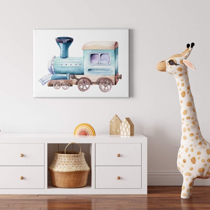 A.S. Création Leinwandbild Locomotive Größe 70cm x 50cm