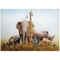 A.S. Cr&eacute;ation Leinwandbild African Animals...