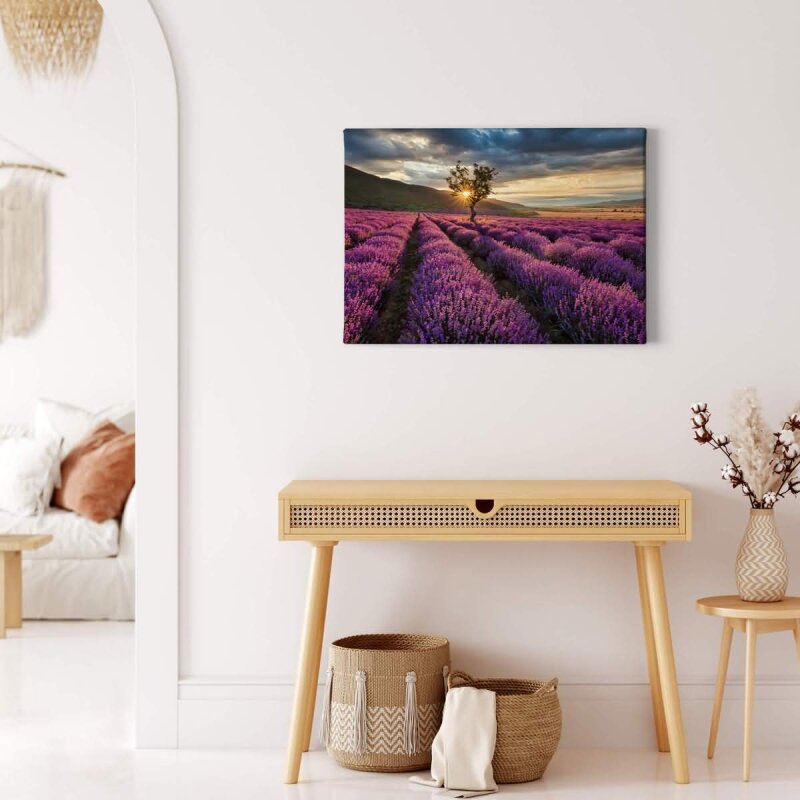 A.S. Création Leinwandbild LavenderFields Größe 70cm x 50cm