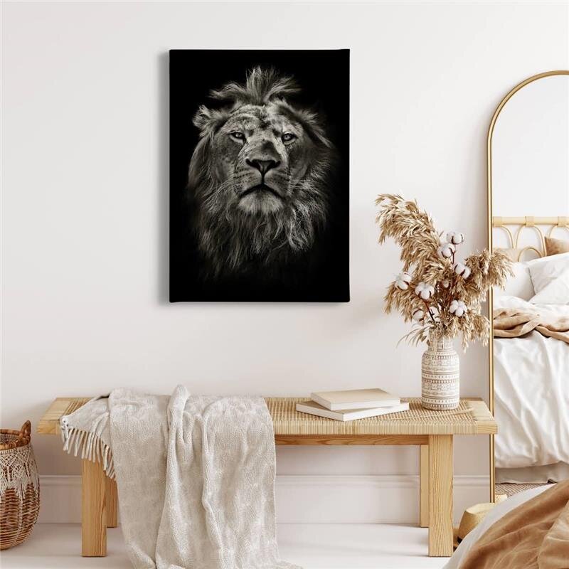 A.S. Création Leinwandbild Lion Größe 50cm x 70cm