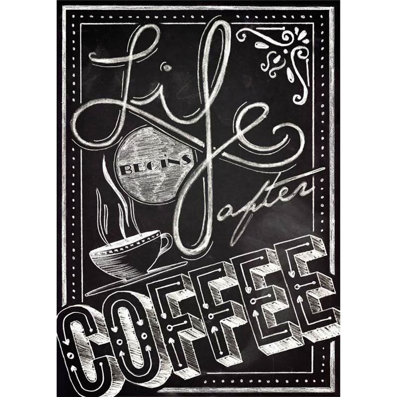 A.S. Création Leinwandbild LifeAndCoffee Größe 50cm x 70cm