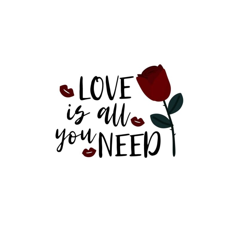 A.S. Création Leinwandbild All you need Größe 50cm x 70cm