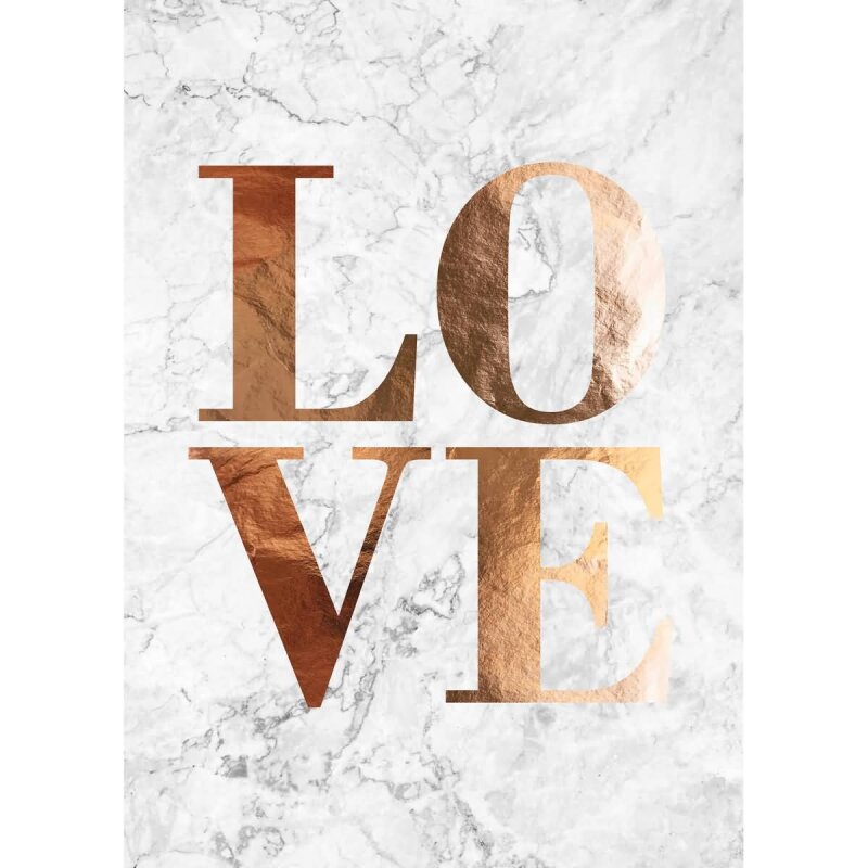 A.S. Création Leinwandbild Love 01 Größe 50cm x 70cm