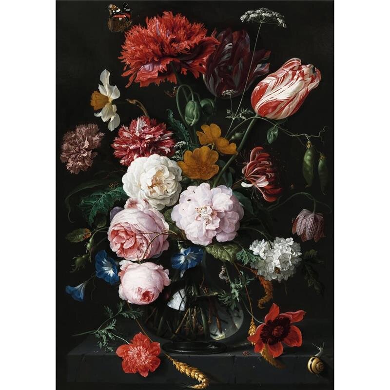 A.S. Création Leinwandbild FlowersInAVase Größe 50cm x 70cm