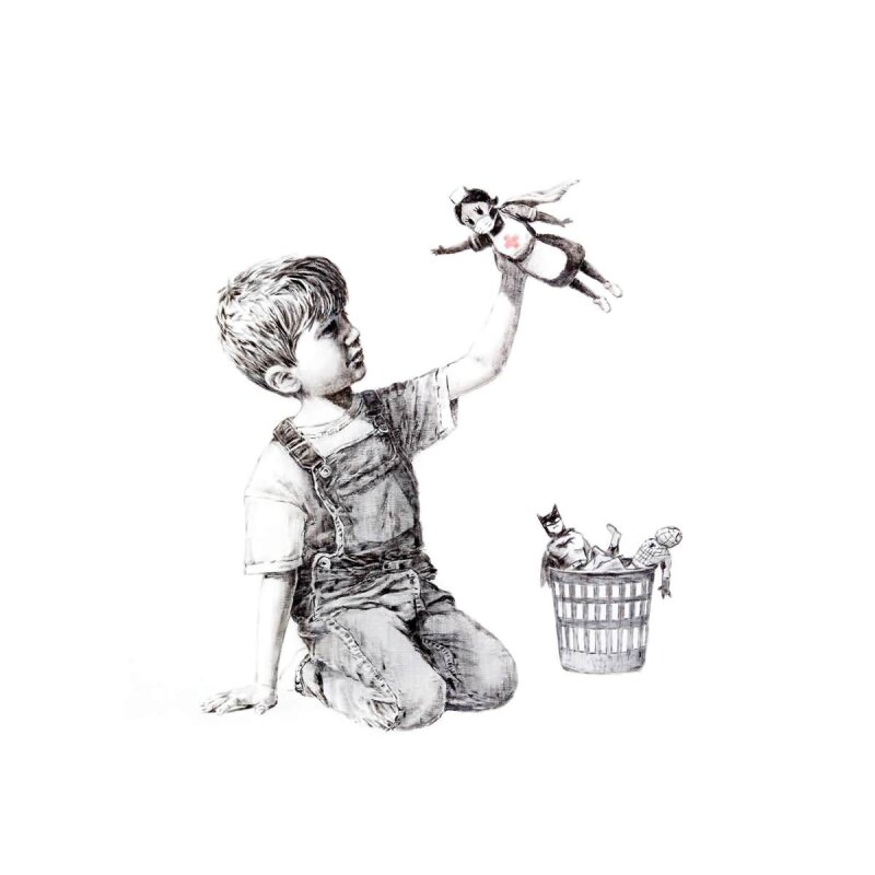 A.S. Création Leinwandbild Real Hero Größe 50cm x 70cm