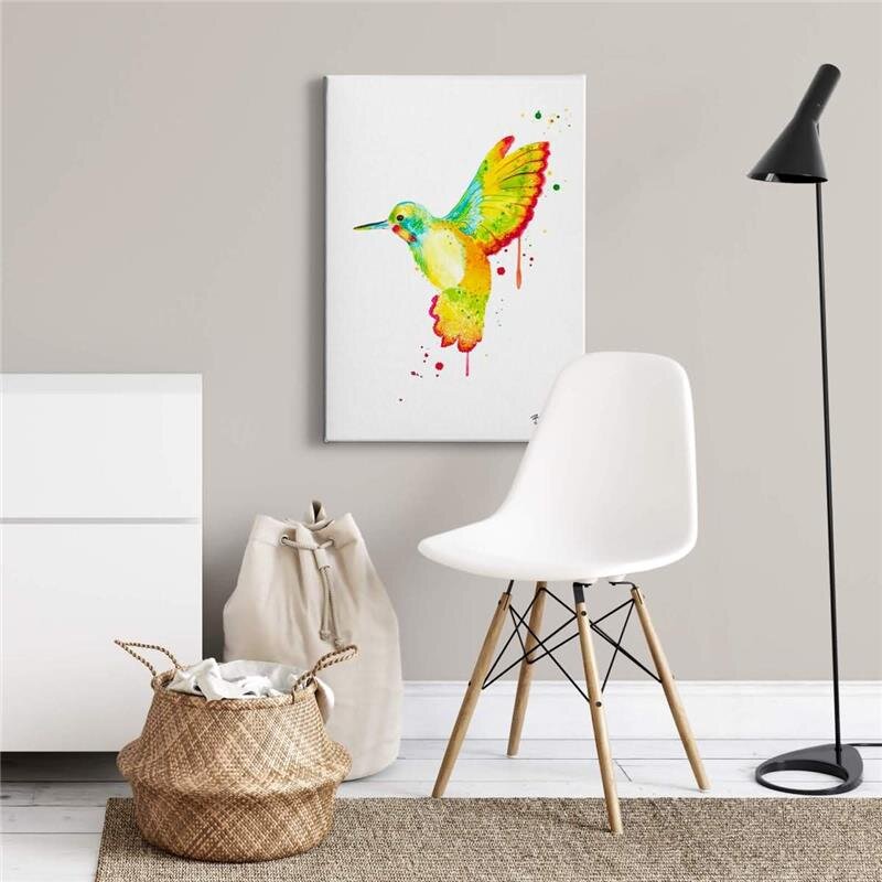A.S. Création Leinwandbild Hummingbird Größe 50cm x 70cm