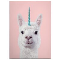 A.S. Cr&eacute;ation Leinwandbild Alpaca Unicorn...