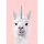 A.S. Création Leinwandbild Alpaca Unicorn Größe 50cm x 70cm