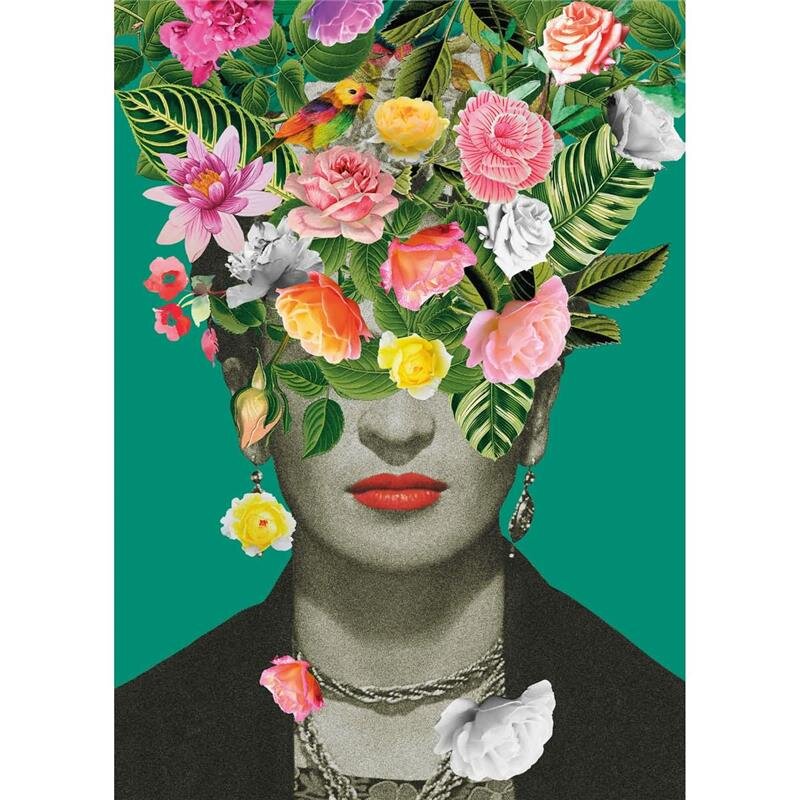 A.S. Création Leinwandbild Frida Floral Größe 50cm x 70cm