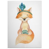 A.S. Cr&eacute;ation Leinwandbild Hippy Fox...