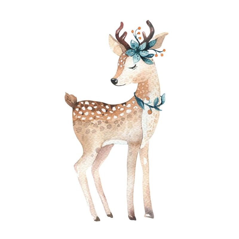 A.S. Création Leinwandbild Fawn Größe 50cm x 70cm