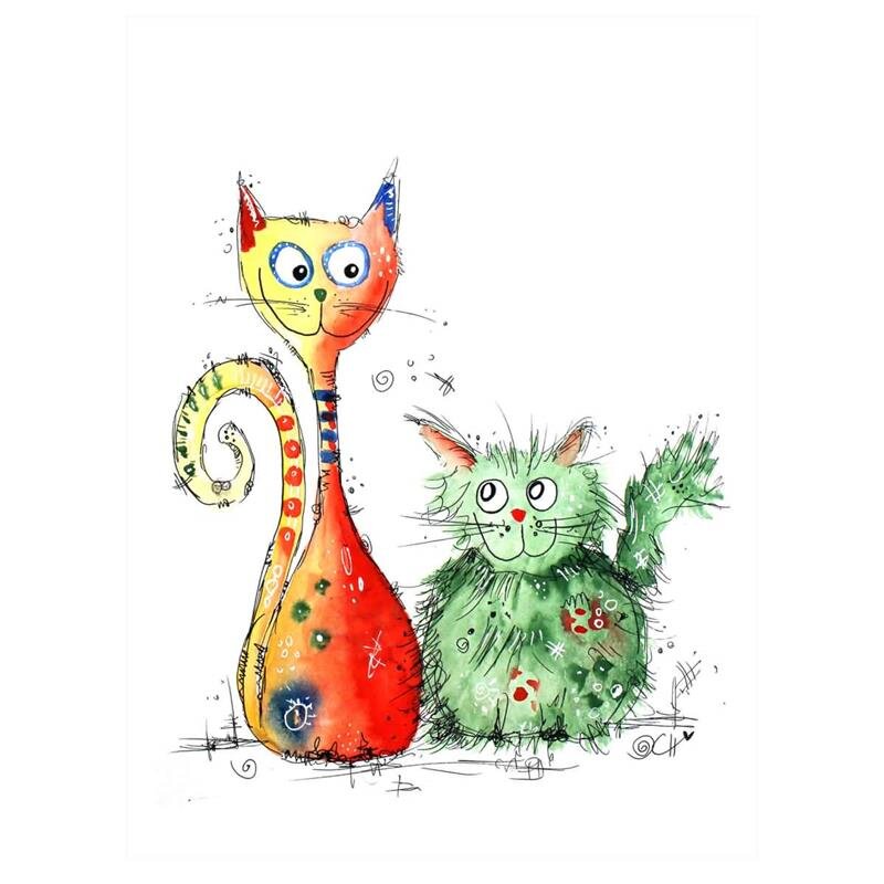 A.S. Création Leinwandbild Best Friends Größe 50cm x 70cm