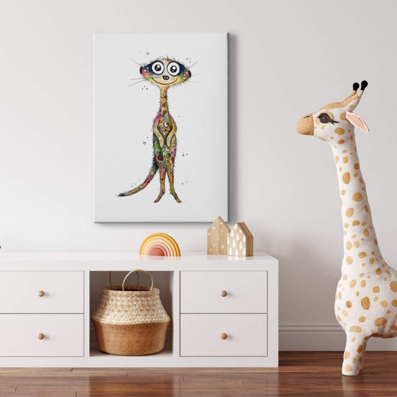 A.S. Création Leinwandbild Meerkat Größe 50cm x 70cm