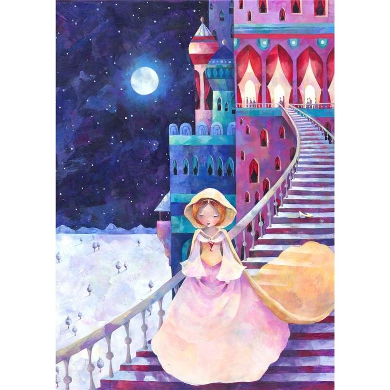 A.S. Création Leinwandbild Cinderella Größe 50cm x 70cm