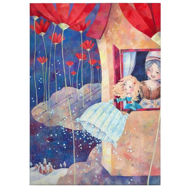 A.S. Création Leinwandbild Mother Hulda Größe 50cm x 70cm