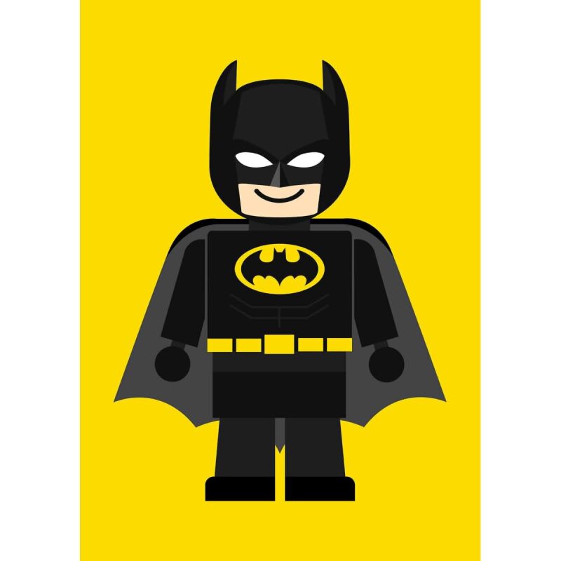 A.S. Création Leinwandbild Batman toy Größe 50cm x 70cm