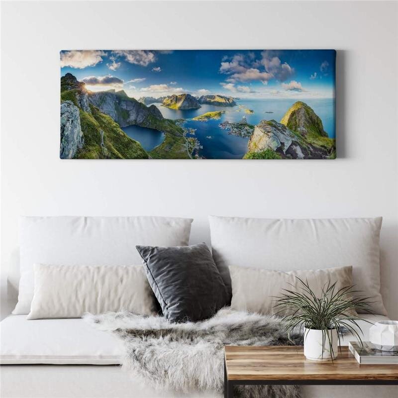 A.S. Création Leinwandbild Norway Größe 100cm x 40cm