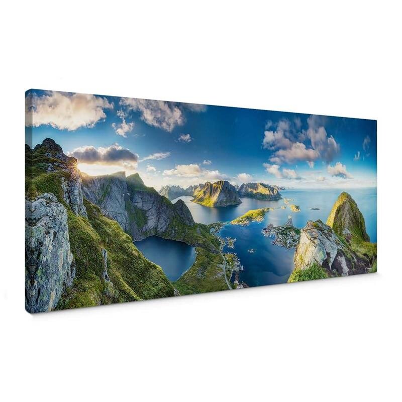 A.S. Création Leinwandbild Norway Größe 100cm x 40cm