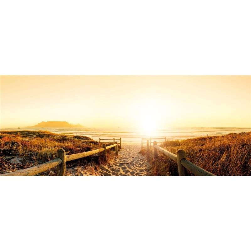 A.S. Création Leinwandbild Sunset beach Größe 100cm x 40cm