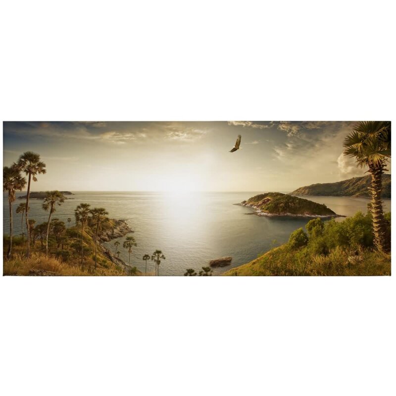 A.S. Création Leinwandbild SunsetParadise Größe 100cm x 40cm