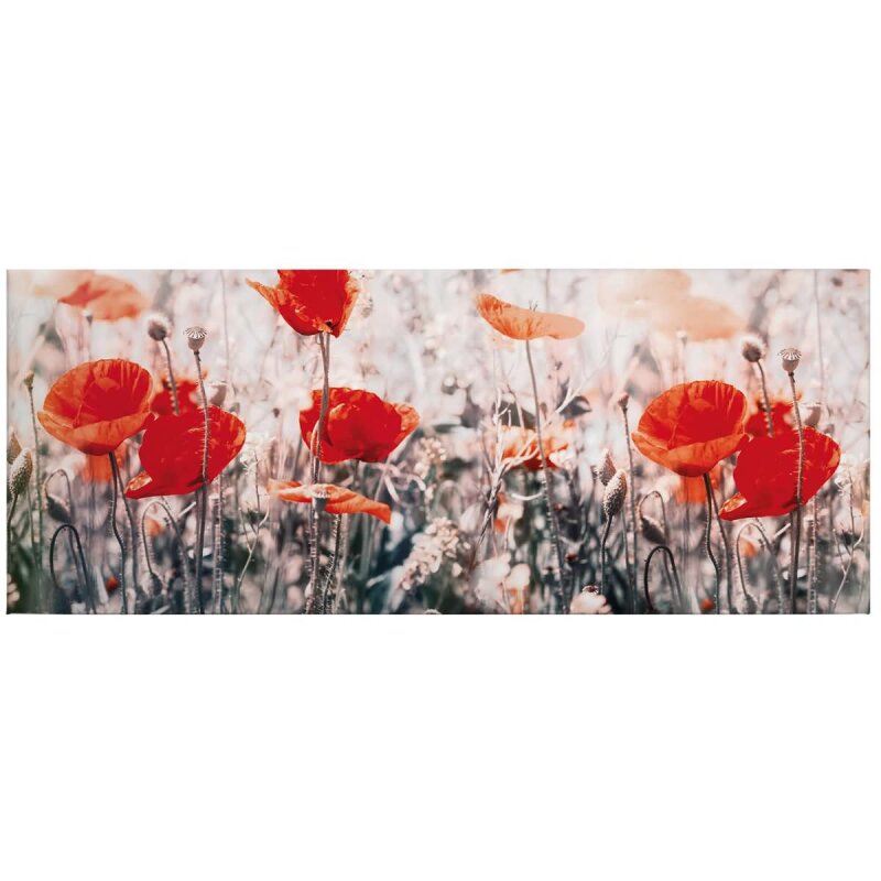 A.S. Création Leinwandbild Wild poppies Größe 100cm x 40cm