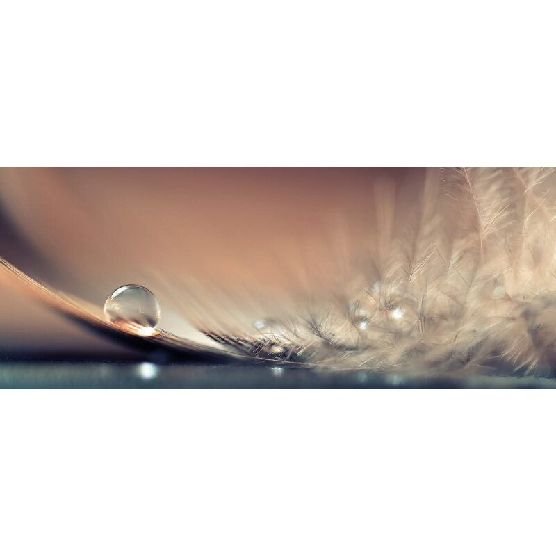 A.S. Création Leinwandbild Waterdrop Größe 100cm x 40cm