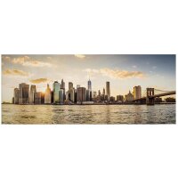 A.S. Cr&eacute;ation Leinwandbild SundownManhatt...