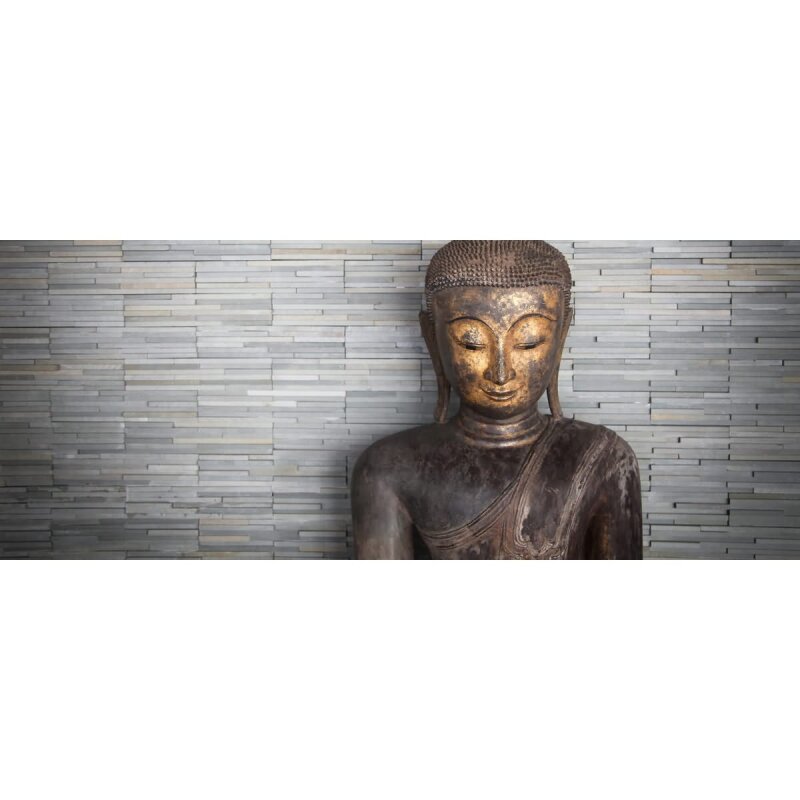 A.S. Création Leinwandbild Buddha Größe 100cm x 40cm