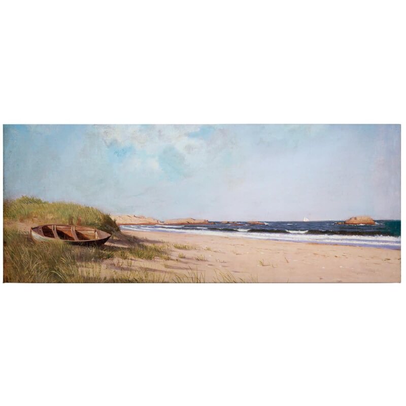 A.S. Création Leinwandbild On the beach Größe 100cm x 40cm