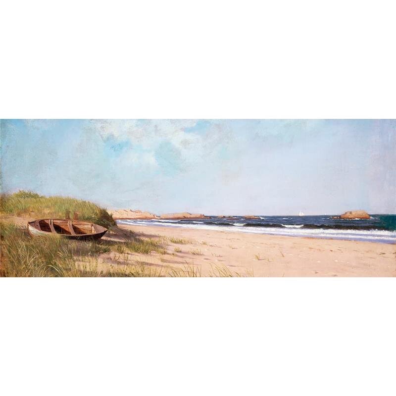 A.S. Création Leinwandbild On the beach Größe 100cm x 40cm