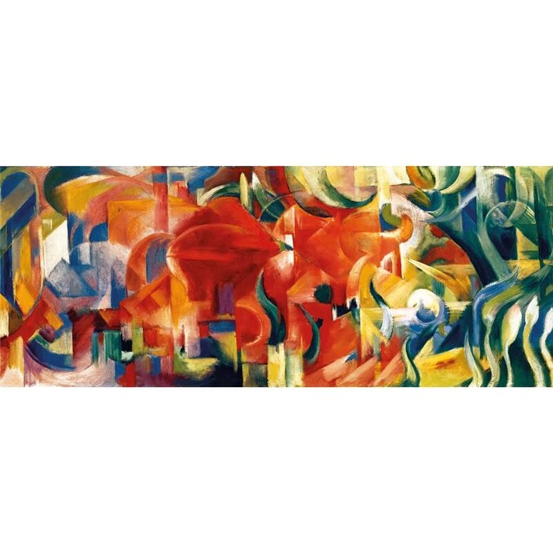 A.S. Création Leinwandbild Playing Shapes Größe 100cm x 40cm