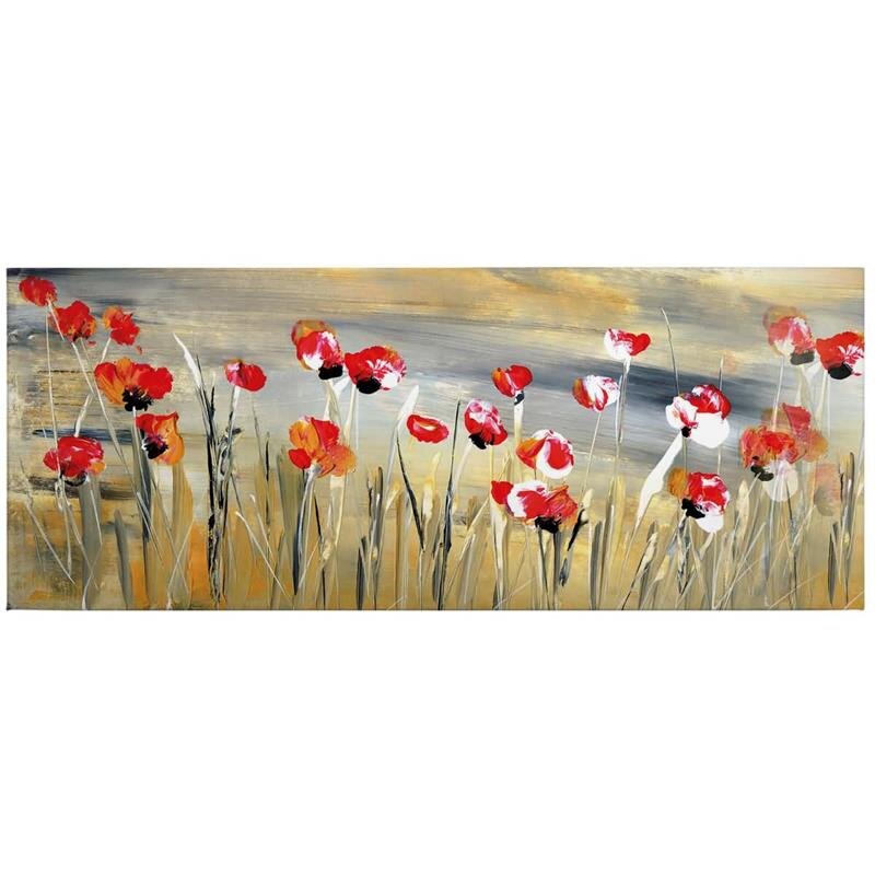 A.S. Création Leinwandbild Flower Meadow Größe 100cm x 40cm