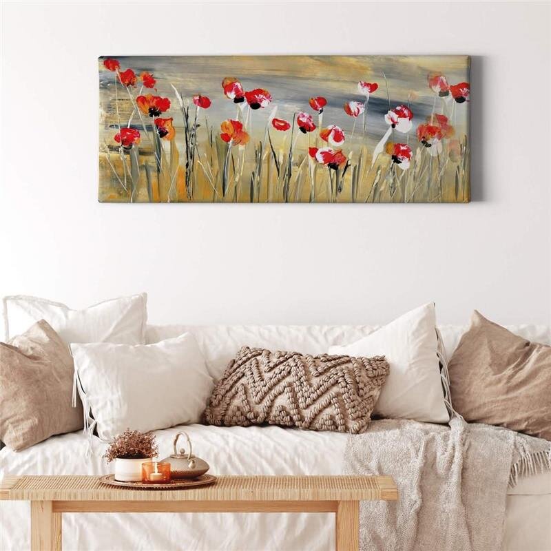 A.S. Création Leinwandbild Flower Meadow Größe 100cm x 40cm