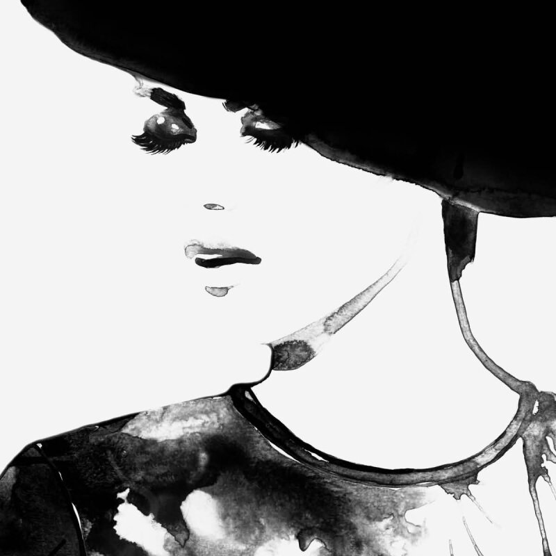 A.S. Création Leinwandbild Fashion Victim Größe 50cm x 50cm