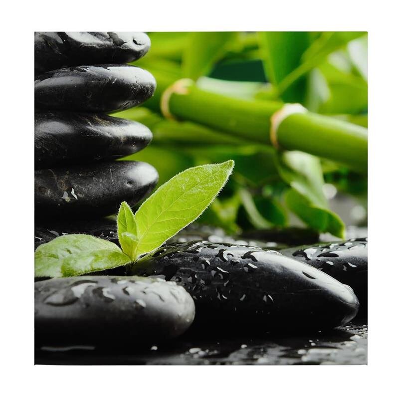 A.S. Création Leinwandbild Zen Stones Größe 50cm x 50cm
