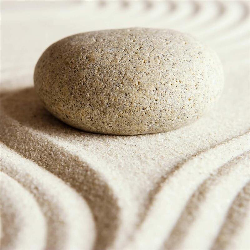 A.S. Création Leinwandbild StoneInSand1 Größe 50cm x 50cm
