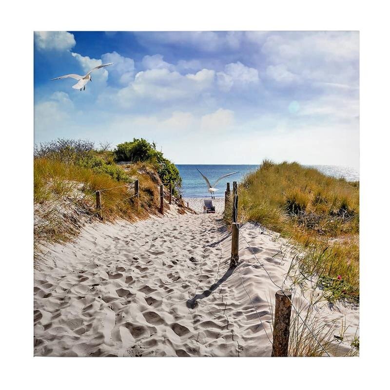 A.S. Création Leinwandbild WayToTheBeach Größe 50cm x 50cm
