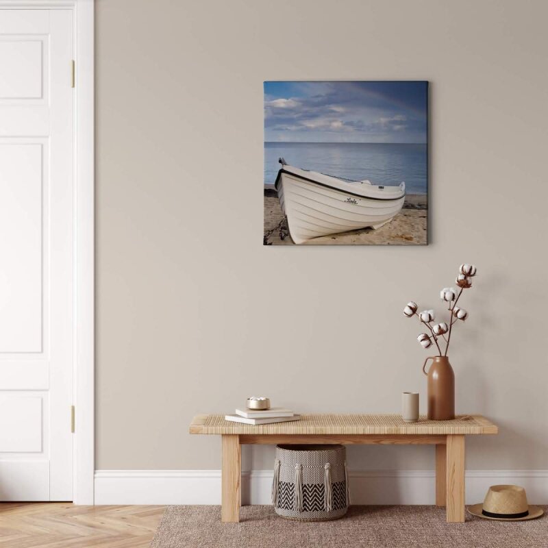 A.S. Création Leinwandbild Idyllic beach Größe 50cm x 50cm