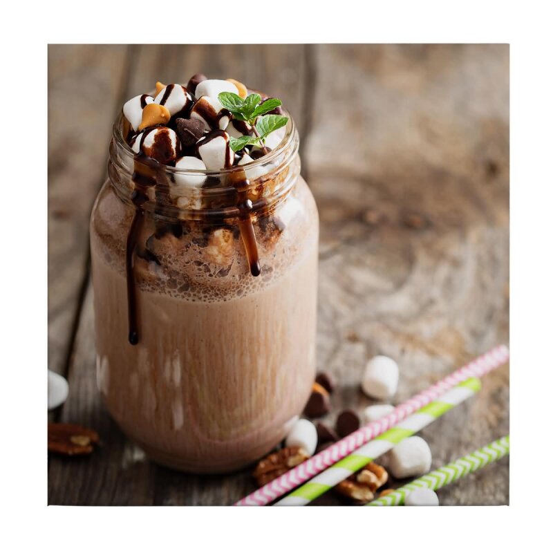 A.S. Création Leinwandbild Milkshake Größe 50cm x 50cm